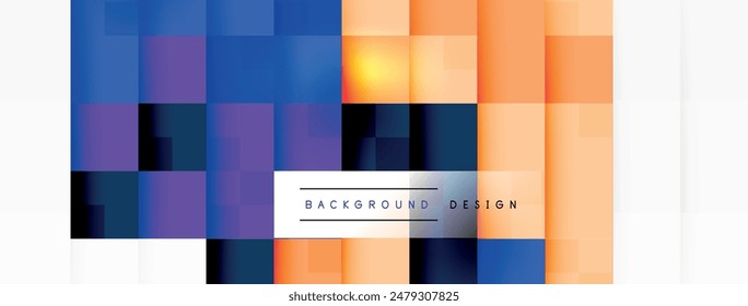Dynamic colorful squares background. Vector Illustration For Wallpaper, Banner, Background, Card, Book Illustration, landing page