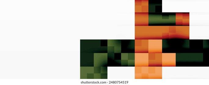 Dynamic colorful squares background. Vector Illustration For Wallpaper, Banner, Background, Card, Book Illustration, landing page