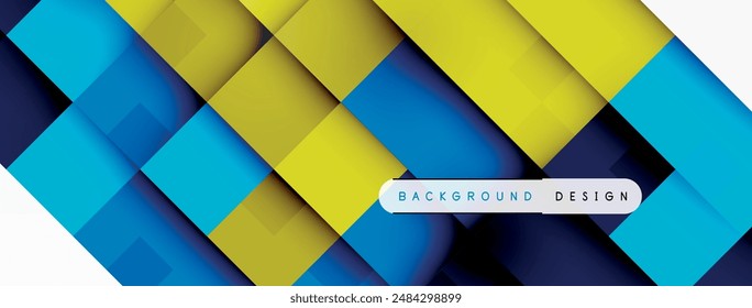 Dynamic colorful squares background. Vector Illustration For Wallpaper, Banner, Background, Card, Book Illustration, landing page