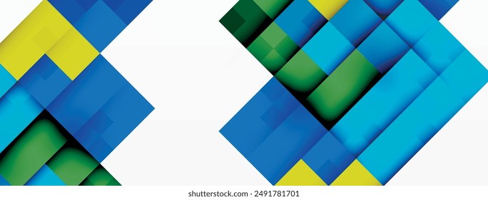 Dynamic colorful squares background. Vector Illustration For Wallpaper, Banner, Background, Card, Book Illustration, landing page