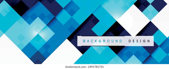 Dynamic colorful squares background. Vector Illustration For Wallpaper, Banner, Background, Card, Book Illustration, landing page