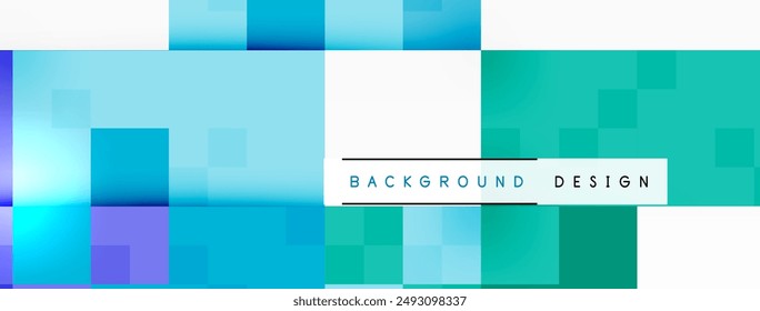 Dynamic colorful squares background. Vector Illustration For Wallpaper, Banner, Background, Card, Book Illustration, landing page