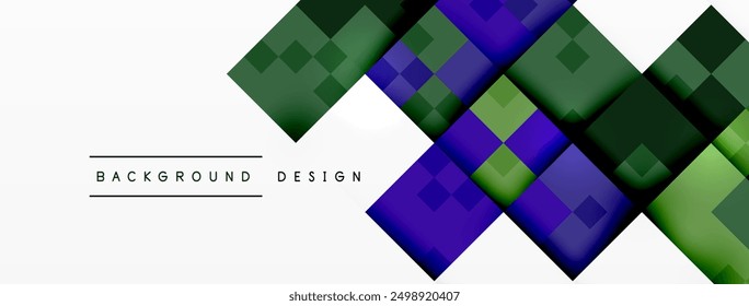 Dynamic colorful squares background. Vector Illustration For Wallpaper, Banner, Background, Card, Book Illustration, landing page