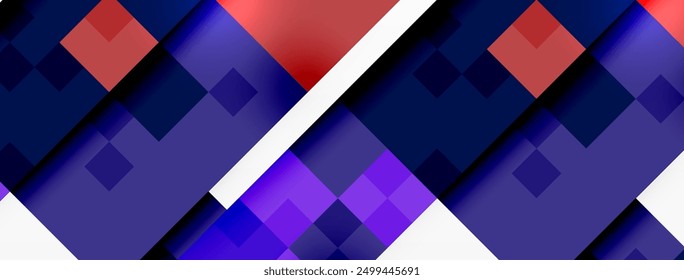 Dynamic colorful squares background. Vector Illustration For Wallpaper, Banner, Background, Card, Book Illustration, landing page