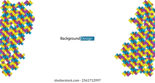 Dynamic colorful squares background vector Illustration isolated on white background for wallpaper, banner, background, card, book Illustration, landing page websites 