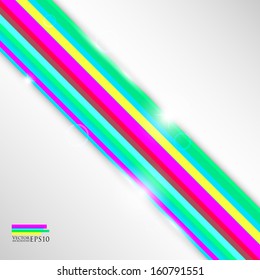 Dynamic colorful stripes background. Vector illustration.
