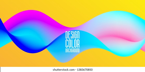 dynamic colorful vibrant wave background. music wave.