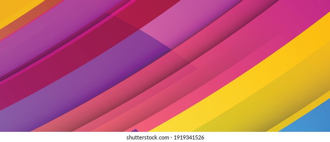 Dynamischer, bunter Hintergrund. Minimale abstrakte Wellenform auf ruhigem Farbverlauf-Hintergrund für Broschüre, Poster, Broschüre, Geschäftsbericht, Buchcover