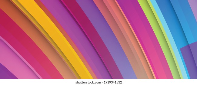 Dynamic colorful vibrant wave colorful background. Minimal abstract curved wave shape on calm gradient colors background for Brochure, Poster, leaflet, Annual report, Book cover