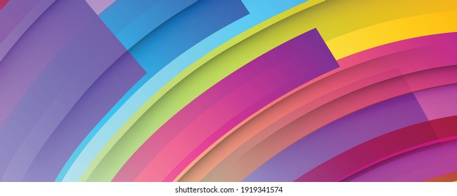 Dynamic colorful vibrant wave colorful background. Minimal abstract curved wave shape on calm gradient colors background for Brochure, Poster, leaflet, Annual report, Book cover