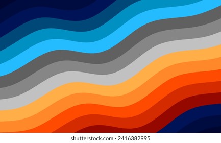 dynamic colorful wave pattern abstract background