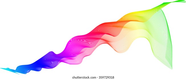 Dynamic colorful wave.line  EPS10 vector abstract background