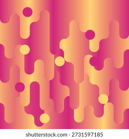 Dynamic colors gradient. Liquid trendy smooth background