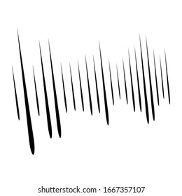 Dynamic comic burst lines. 