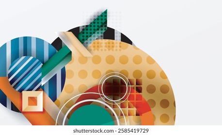 Dynamic complex geometric abstract background