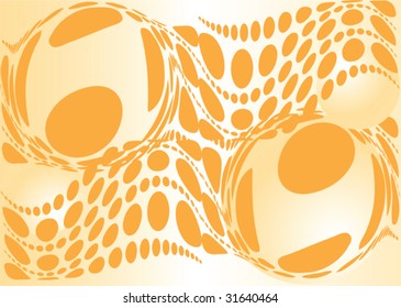 Dynamic composition from several spheres and structures