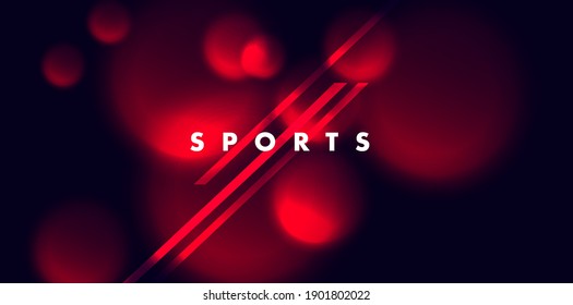 Dynamic composition for sport magazin cover or fitness club or competition advertising poster with red clouds of dust and straight lines, wallpaper presentation