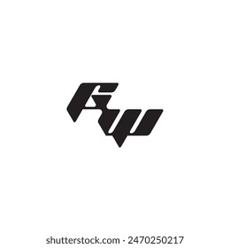 dynamic and cool design WG monogram initial logo letter esport concept