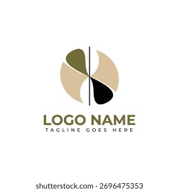 Conceito de design de logotipo corporativo dinâmico com formas geométricas modernas, transmitindo confiança, inovação e identidade de marca elegante para o sucesso dos negócios