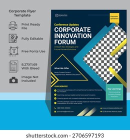  Dynamic Corporate Seminar Flyer Template