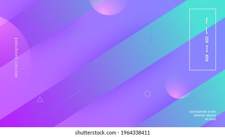 Dynamic Cover. Flow Liquid Flyer. Mobile Page. Rainbow Screen. Minimal Design. Business Illustration. Purple Graphic Background. Wavy Landing Page. Violet Dynamic Cover