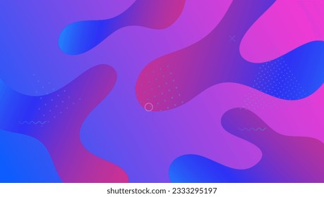 Dynamic Cover. Memphis Screen. Futuristic Paper. Color Business Wallpaper. Tech Liquid Background. Modern Website. Flat Landing Page. Pink Digital Poster. Magenta Dynamic Cover