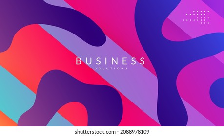Cubierta dinámica. Marco plástico. Diseño De Moda Morada. Cartel del arco iris. Composición tecnológica. Patrón abstracto. Diseño geométrico del arte. Página de inicio de color. Cubierta dinámica violeta