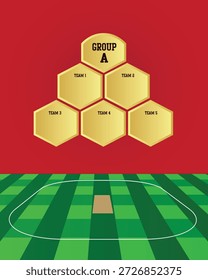 Dynamic Cricket Tournament Group A, Equipes competindo pelo campeonato no vibrante Green Pitch