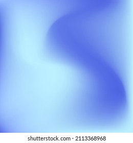 Dynamic Curve Liquid Vivid Vibrant Swirl Gradient Mesh. Color Ocean Blue Indigo Colorful Smooth Surface. Blurred Water Wavy Light Dark Wallpaper. Fluid Sky Cold Bright Pastel Gradient Background.