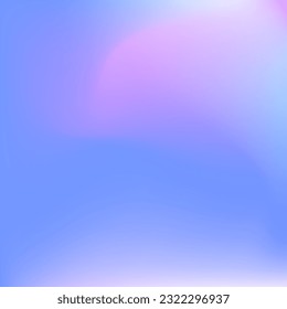 Dynamisches kurzes Wasser kalte Violett unscharfe Textur. blauer, hellfarbiger Hintergrund mit Sonnenuntergang. Himmel ruhig rosafarbener Sonnenaufgangsflughafen Hintergrund. Unscharfe Pastel Lavendel Liquid Indigo Swirl Gradient Mesh.
