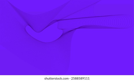 Dynamic Curved Abstract Line Pattern