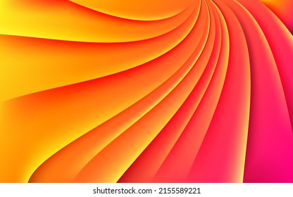 dynamic curved lines with fluid flowing waves