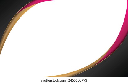 Dynamic curved lines luxury modern background