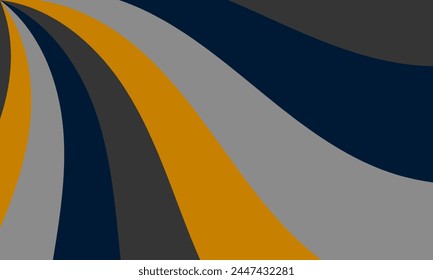 dynamic curved striped pattern background in vintage colors