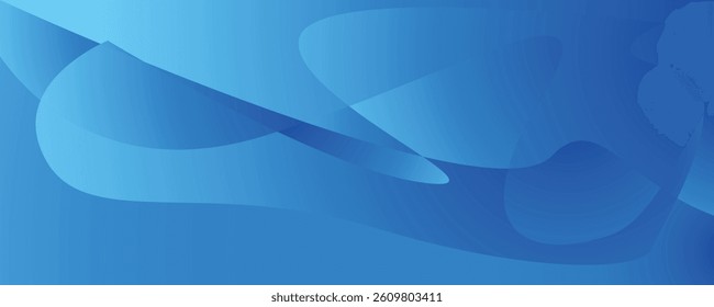 Dynamic curves and ripple-like patterns in various shades of blue. Useful for abstract product packaging, branding visuals, or background textures.