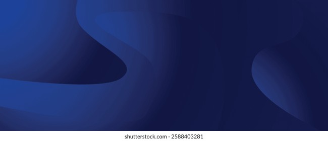 Dynamic dark blue gradient with fluid shapes, ideal for tech and corporate visuals