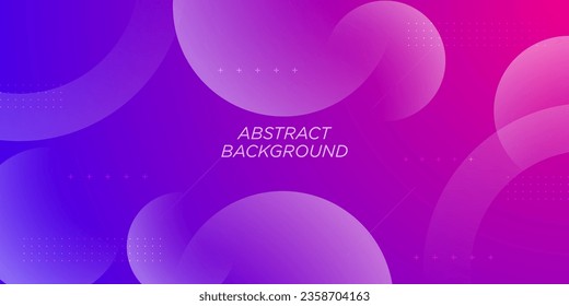 Dynamic dark purple gadient to pink abstract background with circle pattern and lines. Dark purple gradient colorful background. Eps10 vector