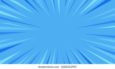 Dynamic design with a blue speed effect, perfect for backgrounds.