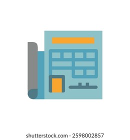 A dynamic design icon showcasing building codes, perfect for safety and compliance applications.