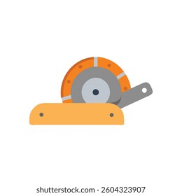 A dynamic design icon showcasing concrete cutter blades, ideal for construction tools.