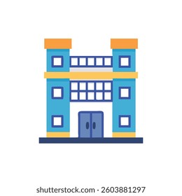 A dynamic design icon showcasing condominiums, perfect for housing applications.