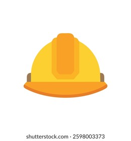 A dynamic design icon showcasing a construction helmet, ideal for safety and compliance applications.