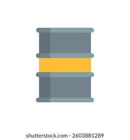 A dynamic design icon showcasing construction barrels, ideal for safety applications.