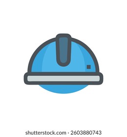 A dynamic design icon showcasing hard hats, ideal for safety applications.