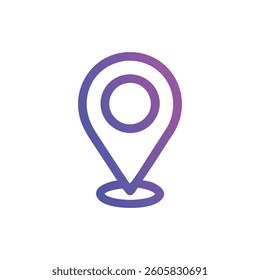A dynamic design icon showcasing location pins, ideal for navigation applications.