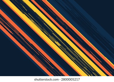 Dynamic diagonal light streaks on dark background, lightstreaks neon orange yellow