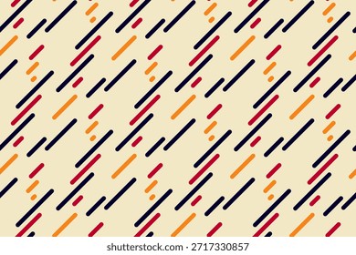Las líneas diagonales dinámicas en una paleta de colores vibrantes crean un patrón geométrico moderno.  Ideal para fondos, textiles o diseño de Sitio web, esta Imagen abstracta transmite energía y movimiento.
