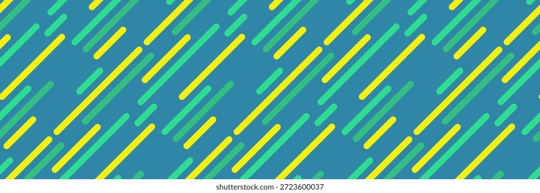 Linhas diagonais dinâmicas em azul-petróleo vibrante e amarelo criam um padrão abstrato visualmente impressionante.  Perfeito para fundos, design de site, ou marca moderna, esta imagem evoca energia e movimento.