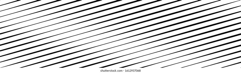 Dynamic diagonal, oblique, slanted lines, stripes geometric pattern, background. Texture with skew lines. Linear, lineal design with parallel, straight streaks. Tilted, angle strips illustration