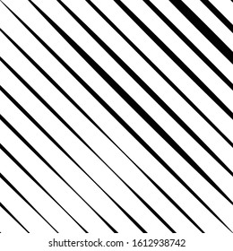 Dynamic diagonal, oblique, slanted lines, stripes geometric pattern, background. Texture with skew lines. Linear, lineal design with parallel, straight streaks. Tilted, angle strips illustration